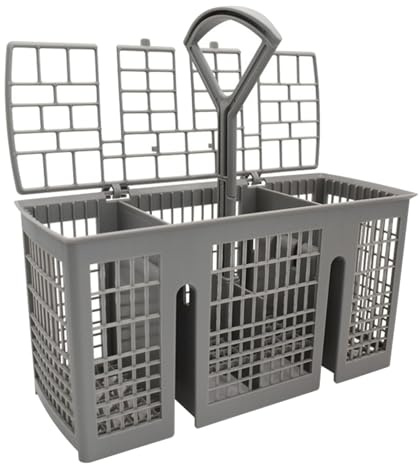 Cesta Lavavajillas – PP 20x10x12cm | Cesta Para Cubiertos Y Porta Cubiertos Para Lavavajillas | Estante De Almacenamiento De Utensilios Resistente Al Calor Para Organizar Cucharas, Tenedores, Limpieza
