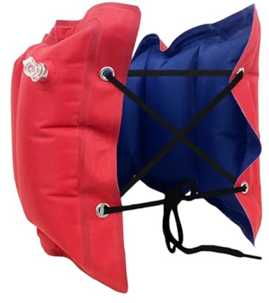 Ldabrye Cinturón de natación inflable ajustable para entrenamiento de piscina, flotación de espalda, entrenador de natación ajustable, ayuda de flotación de cintura