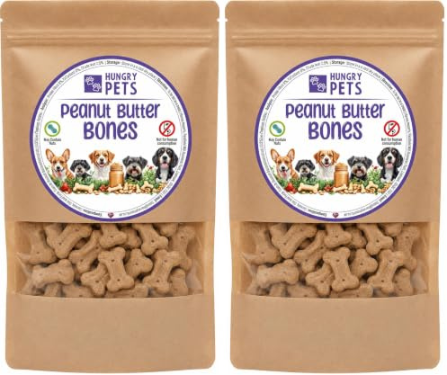 Mini Peanut Butter Bones Dog Treat 200g (Pack of 2)