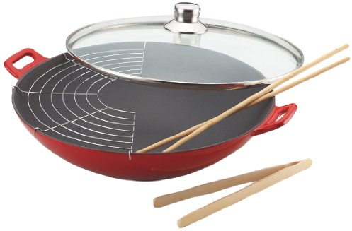 Baumalu 382872 - Wok in ghisa, ø 36 cm