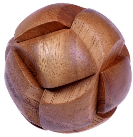 LOGOPLAY Palla – Puzzle 3D – Gioco di pensiero – Giochi di pazienza – Gioco di logica in legno
