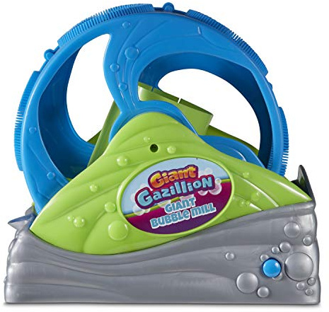 Gazillion Premium Giant Bubble Mill Machine I Creates lots of GIANT bubbles I Giant bubble fun for parties and for outdoor use I Includes non toxic 8oz premium Giant Solution I For kids aged 3+
