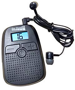 BEST DIRECT Ear Zoom Pro, As Seen on TV, Audífono Portátil, Amplificación Sonido, Amplificador de Audio con Auriculares, Micrófono Oculto para Escuchar Mejor Mientras Habla, Escucha Música, TV