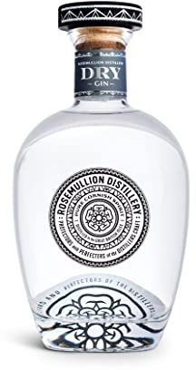 Rosemullion Dry Gin | Multiple Award Winning Small Batch Gin |Handcrafted Bold Classic | Fermented, Distilled & Bottled on location, Cornwall 70cl, 43%