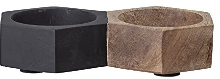 Bloomingville Salz & Pfeffer Topf Frelle, naturfarben, Mangoholz