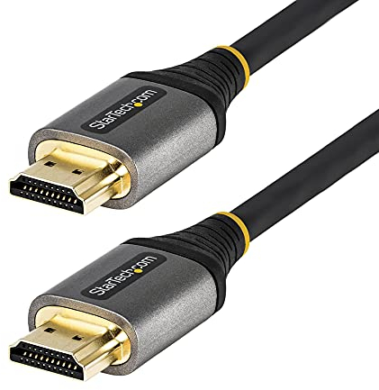 StarTech.com 3m HDMI 2.1 Kabel 8K - Zertifiziertes Ultra High Speed HDMI Kabel 48Gbit/s - 8K 60Hz/4K 120Hz HDR10+ eARC - UHD 8K HDMI Monitorkabel - Monitor/TV - Flexible TPE Ummantelung (HDMM21V3M)