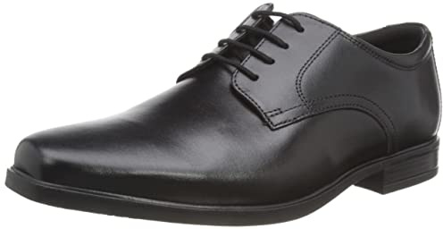 Clarks Howard Walk Mens Black Leather, 7.5