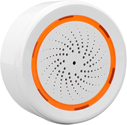 Alarma de Sirena Inteligente Sistema de Alarma de Puerta Inalámbrico Control Remoto Inalámbrico para Casa Apartamento (Tipo de Wi-Fi)