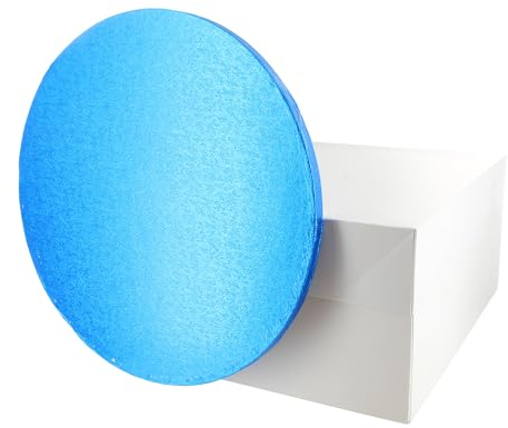 Culpitt Dark Blue Board & Box Set | 12 | White Cake Box & Drum, Transport & Protection Combo