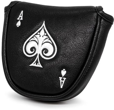 Asyduey Couvercle de Putter Couvre-Chef Mallet Couvre-Tête de Putter Étui de Protection de Club Magnétique Convient Aux Cadeaux pour Golfeurs