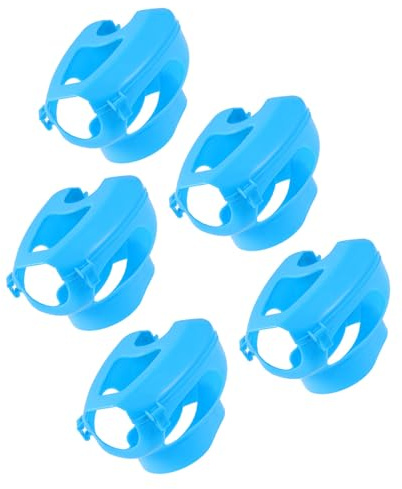 YARNOW 5pezzi Supporto per Alimentazione per Piccioni Gentle Pigeon in Plastica Staffa Fissa per Somministrazione di Medicinali Accessorio per Piccioni Viaggiatori e Gabbie per Uccelli