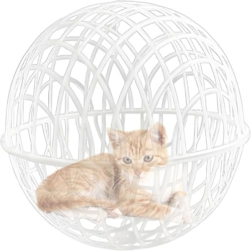 Jaula de pollo redonda portátil – Valla de seguridad para gallinas, conejos, palomas de pato – Fattoria Cortile Bola de pollo – 40 x 40 cm – Jardín Outr – Zona para mascotas