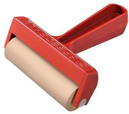 Speedball Pop-In Soft Rubber Brayer, 10,2 cm – Rollwerkzeug zum Basteln und Blockdruck, Vinyl, Komfortgriff