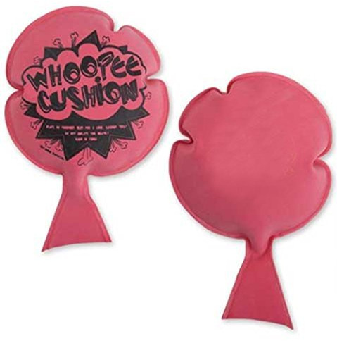 ROCKYMART Lote de 12 cojines Whoopie Whoopee para pedo, broma, broma, regalo de fiesta de 15 cm, color rojo