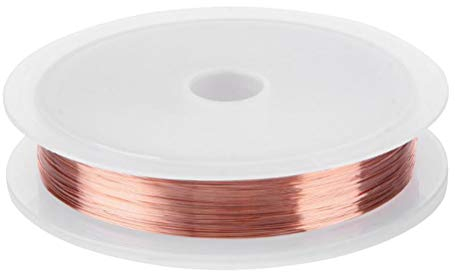 LURROSE Schmuck Schmuckdraht Kupferdraht für Schmuckherstellung Lieferungen und Handwerk 0,2 mm (Rose Gold)