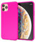 NALIA Neon Hülle kompatibel mit iPhone 11 Pro Max, Ultra-Slim Silikon Handyhülle Soft Case Phone Cover Stoßfest Dünn, Weiche Gummi Schutzhülle Handy-Tasche Backcover Bumper Etui Schale, Farbe:Pink