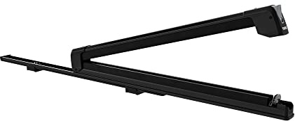 Thule SnowPack Extender, Un Porte-Skis Aérodynamique et Coulissant pour Faciliter Le Chargement et Le Déchargement Noir