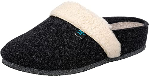 Fly Flot Pantofole Donna, Numero:41 EU, Colore:Nero