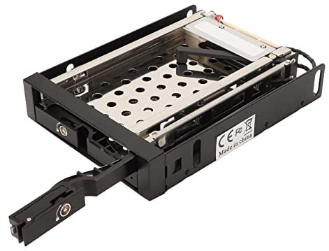 Rack Interno per Disco Rigido SATA, Vassoio per Disco Rigido Mobile SDD/HDD da 2,5 Pollici SATA I/II/III, Supporto per HDD di Spessore 7-9,5 Mm, Rack per HDD Mobile Compatibile con Tutti gli HDD SATA