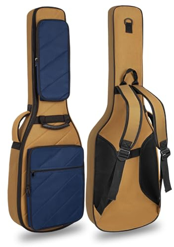 HOHIYO 41 inch Electric Guitar Bag 15MM 0.6Inch Padding Neck Strap Adjustable Strap Electric Guitar Gig Bag Electric Guitar Case Electric Guitar Gig Bag