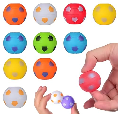LACHT 10 pcs Balle Anti-Stress de Sport Balle en Caoutchouc,pour Adultes et Enfants, Jouets de Balle Anti-Stress,Relief Toys 5cm Mini Balle de Sport de décompression