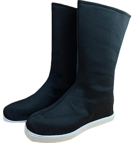 Fituenly Scarpe Tradizionali Cinesi per Spettacoli, Stivali Ballo Popolare 'Opera di Pechino per Adulti E Bambini, Accessorio per Costume della Dinastia Qing