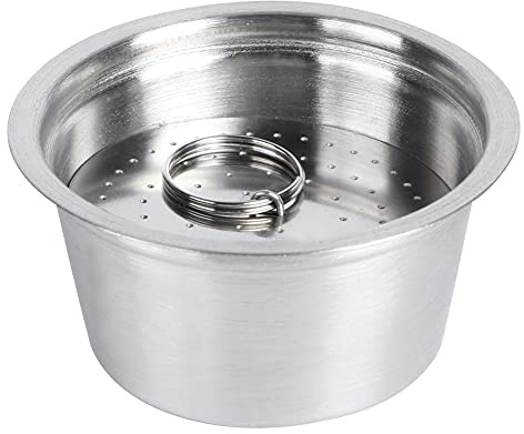 Mingzhe Återanvändbar Kaffekapsel i Rostfritt Stål för 40 Ml med Fint Filterlock, Kompatibel Kaffebryggare (Grön)