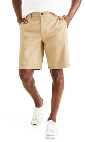 Dockers Men's Perfect Short Classic Fit 10.5, Sand Dune Khaki, 34