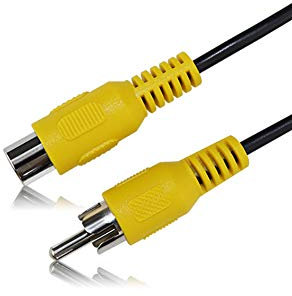 iYueMps Cavo di prolunga audio Cinch da 1 m, da Cinch maschio a femmina, per auto