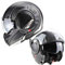 VPR F242 P/J Reverse Flip-Up Motorcycle Helmet - Double Visor Modular Jet Crash Helmet for Racing Sports Touring - Road Legal ECE 22.06 Approved Motorbike Helmets - XL