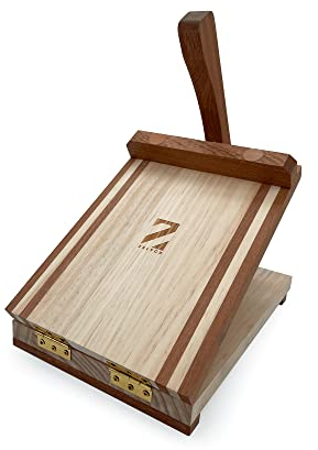 Z Zelvox Wooden Tortilla Multi-Press,12 Inch, Series 2,Corn Tortilla Press for Homemade,Roti, Burritos,Taco, Empanadas, tostones, hallacas and More, perfect for Your Home and Business