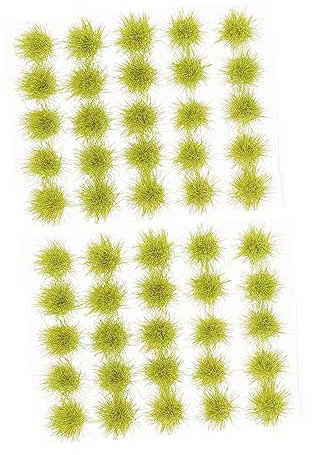 DECHOUS Miniature Gazon Artificiel Décor De Table pour Paysage Et Modèles De Train Accessoire De Bricolage pour Scénarios Miniatures Et Jardins Féeriques