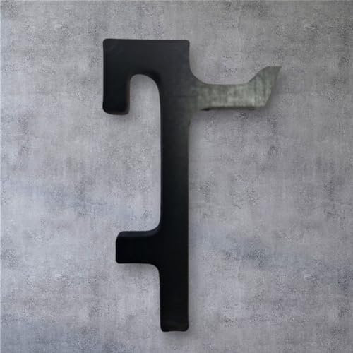 Generisch 10 x Hooks for Skadis Perforated Plate Perforated Wall Compatible Accessories Replacement Part Grey Replacement Parts V21004 (Black)