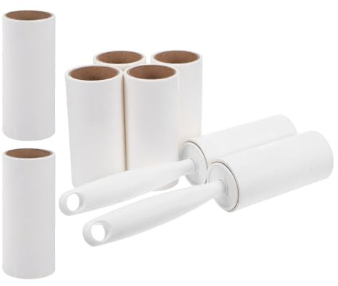 ERINGOGO Klisterrulle för Kläder med Stark Klibbighet med Refillrullar Borttagning av Djurhår och Ludd från Kläder Möbler och Ergonomisk Handtag Portabel och Lätt att