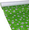 JUNOPAX Papiertischdecke 50m x 1,00m Fußball, nass- und wischfest
