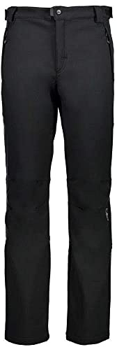 CMP Pantalones Softshell Comfort Fit Con Tecnología Climaprotect Pantalones Softshell Comfort Fit Con Tecnología Climaprotect, Hombre, Nero, 2XL