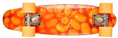 Ridge Skateboards Motif Stampato 22 Mini Maple Cruiser di Legno, completo