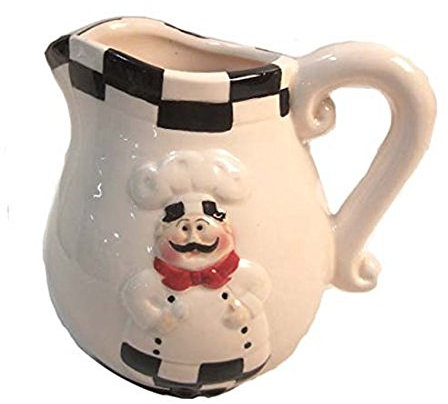 Bistro Fat Chef Pitcher Jug