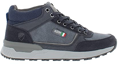 Armata di mare Scarpe Uomo Stivaletti Casual Stringati con Soletta Rimovibile in Memory Foam AMU W22M211 (Navy, Numeric_44)