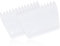 Lusofie 2 Pcs Notched Glue Spreader Silicone Adhesive Spreader Spackle Tool 2/5 Inch Tooth Notched Trowel for Applying Glue Epoxy Resin Putty