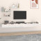 FENLAX Wandschrank 2 Pcs 102x30x20 cm Hochglanz-Weiß Wandboard Mit Schublade Schweberegal Mit Schublade Wandregal Mit Schubladen Hängeschublade Wohnwand Modern Hängeschrank
