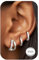 LOLIAS 3 Paar Creolen Silber 925 Klein Hypoallergen Ohrringe Schlafen Kreolen Set Schmuck Damen