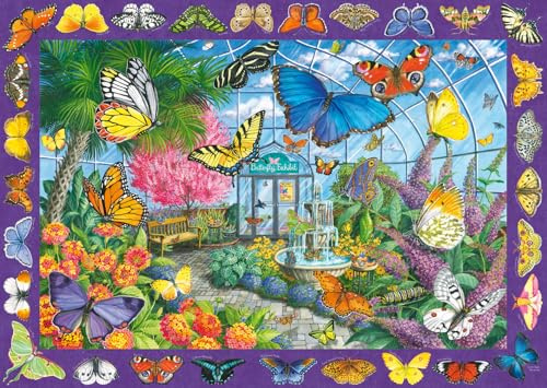 Ravensburger fjärilsplatsen stort format 500 bitar pussel för vuxna