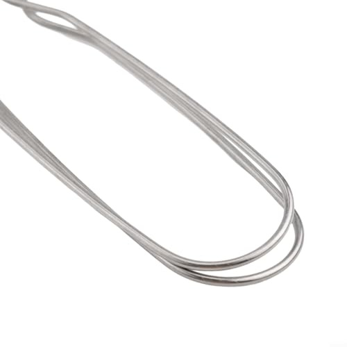 Jonikuper Cesta de parrilla para barbacoa, malla de acero inoxidable con mango extendido resistente al calor, soporte para pescado y carne (20 x 35 cm)