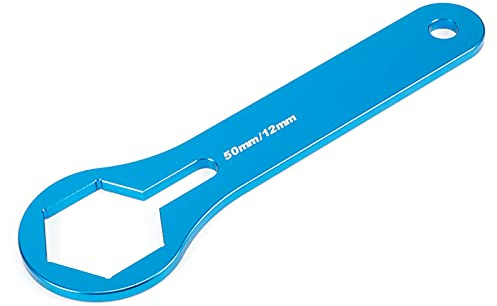 Gaffellock Skiftnyckel Stötdämparverktyg Slitstark aluminiumlegering Justerbar motorcykelupphängning Passar för 125 150 250 350 450 550 SX XCWP Svart Blå Orange (Blå)