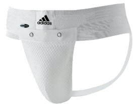 adidas Tiefschutz/Unterleibschutz/Suspensorium Microlight Weiss, Gr. S