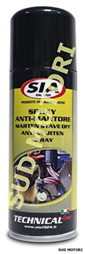 SIA 8504 Spray MARTORE E RODITORI Protegge Repellente Anti RODITORI Topi MARTORE