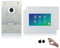 MATHFEL Video Türklingel mit Kamera und Monitor, WLAN-fähig, 2x7'' Anzeige, Türsprechanlage mit Türöffner - 4 Draht Technologie, Gegensprechanlage, Klingel für Haustür mit Kamera