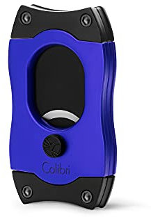 Colibri-Cortapuros de acero inoxidable - guillotina resorte - Cigarros de hasta 2,60 cm de diámetro - Diseño ergonómico - Se suministra con estuche de regalo.