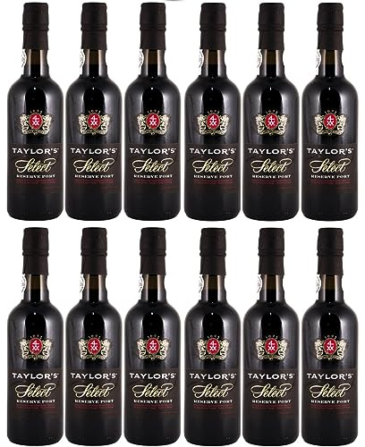 Taylor’s Port Ruby Select halbe Flasche Portwein süß rot Portugal Inkl. FeinWert E-Book (12 x 0,375l)
